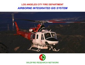 Wildfire Research Network Airborne Integrated GIS System